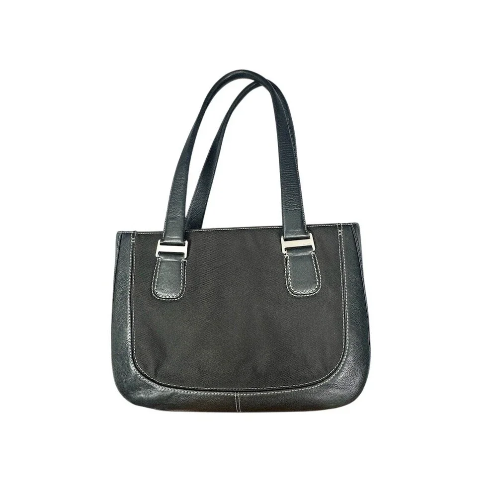 KNOMO London Melilla Laptop Tote Bag Womens Large Black
